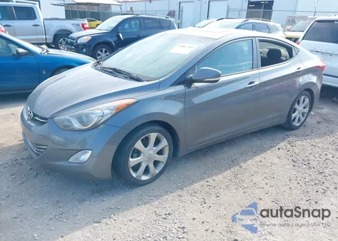 2013 Hyundai Elantra Limited from USA, damaged, VIN 5NPDH4AE2DH254054